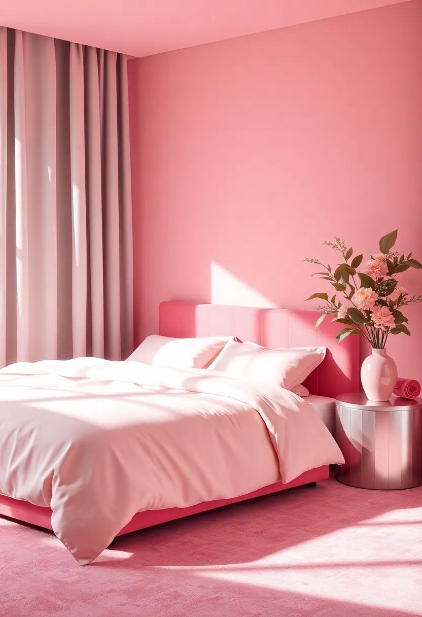 Luxurious Velvet Textiles in Shades of Pink for a Touch of Glam