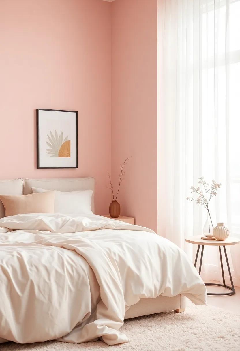 Soft Blush Accents to Create a Cozy and Inviting Ambiance