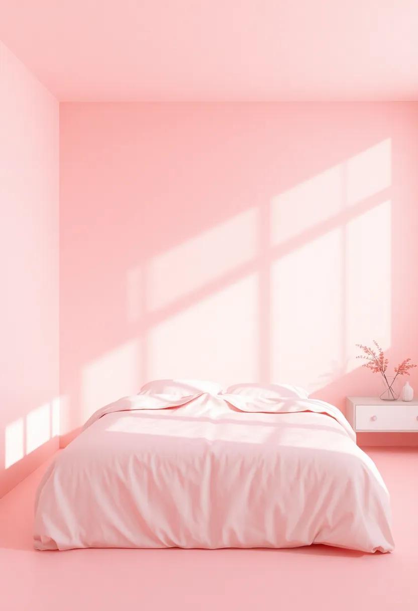 Using Lighting to Enhance the Softness of Pink Shades
