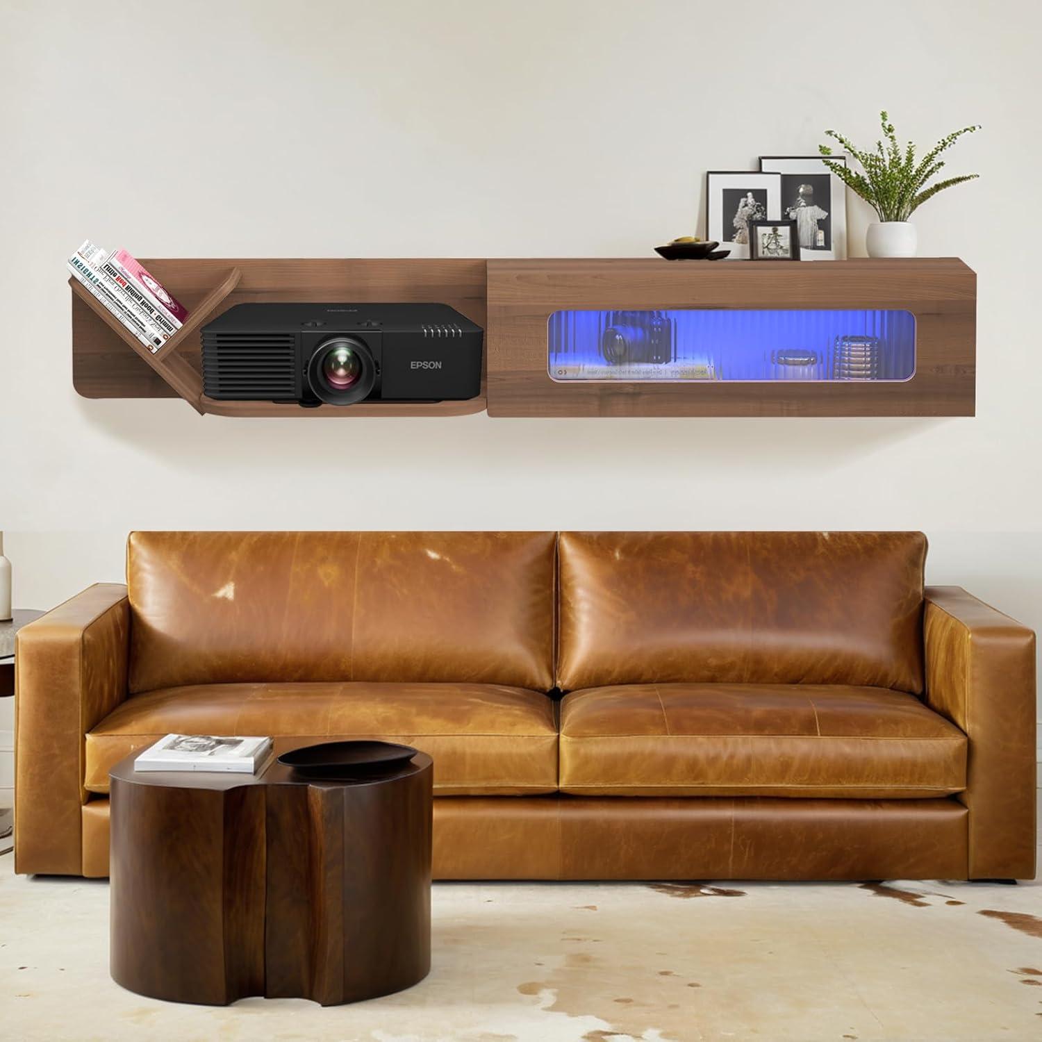 Pmnianhua Rustic Floaing 59'' Wall Console for your ‍room