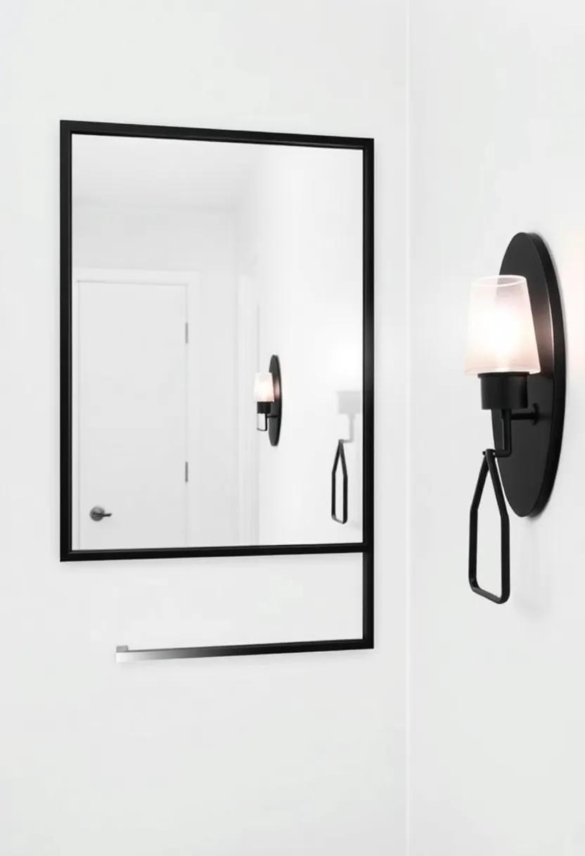 Monochromatic⁢ Magic: Embrace ⁤the elegance of black and‌ white sconces that offer striking ‍contrast and sophistication, perfect ‌for a⁣ chic,​ modern look
