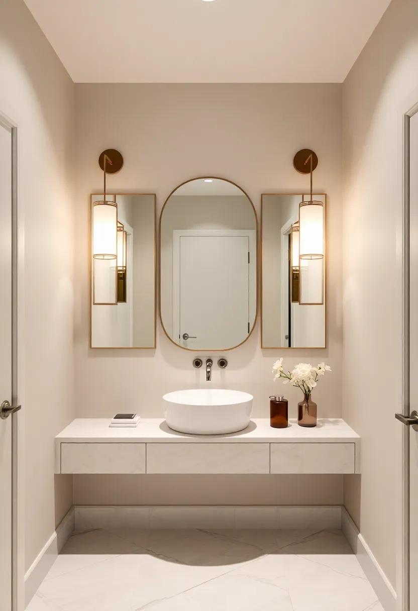 Statement Pieces:‌ Choose‍ oversized sconces that​ serve ​as striking focal points in your powder room,⁣ ensuring they capture ⁤attention and ‍inspire awe