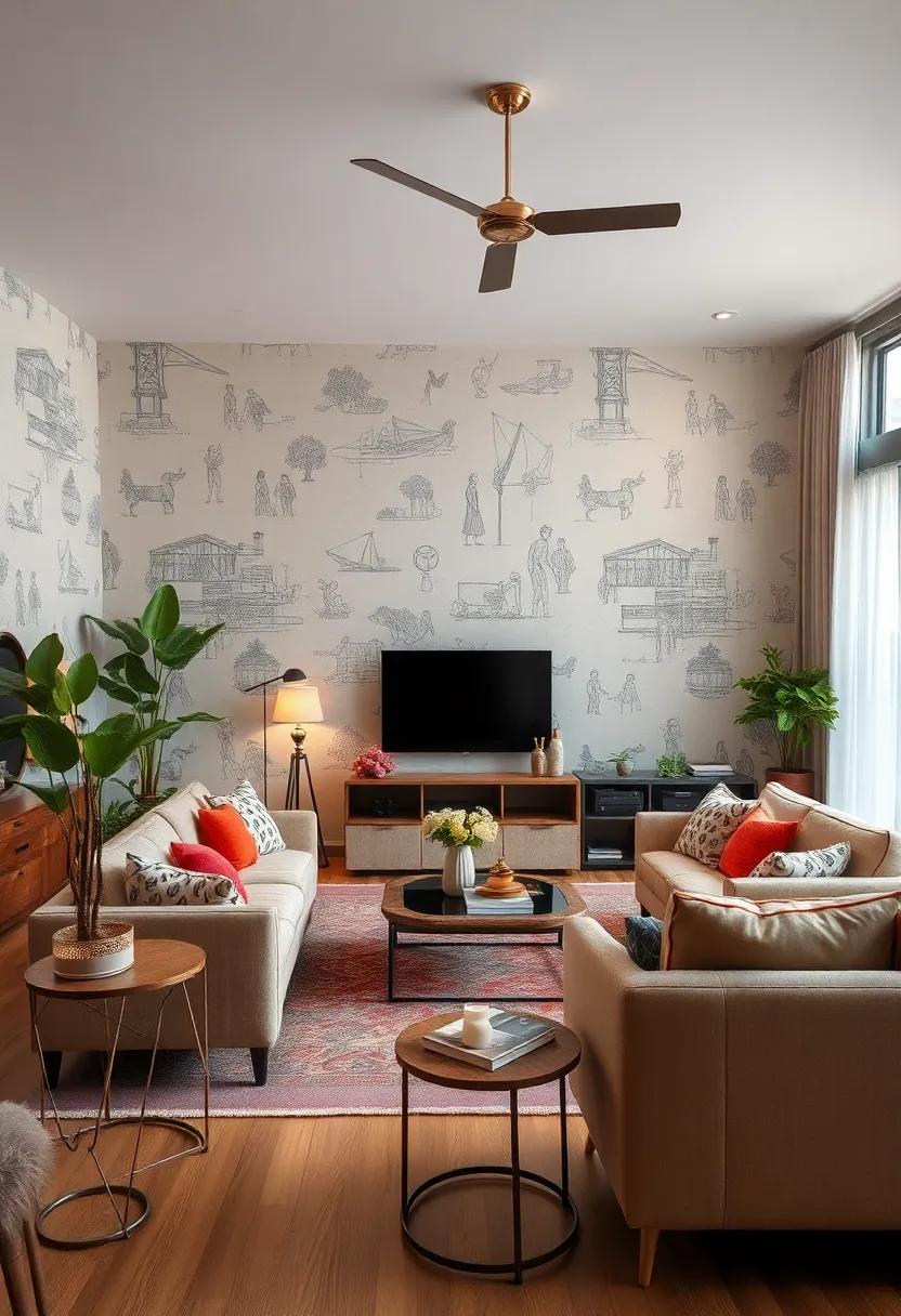 Charming Illustrations: Choose wallpapers adorned with quaint illustrations or ‌sketches, telling⁤ stories through art and⁤ adding a personal touch