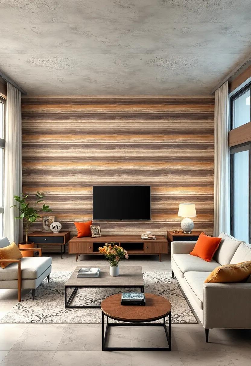 striped Walls: Revive the classic striped look with horizontal or vertical​ lines in muted tones to bring a sense of openness and vintage flair to your room