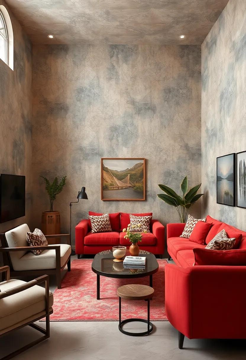 Textured Finishes: Incorporate textured wallpaper that resembles woven ​fabrics or natural materials, enhancing the tactile experience of your vintage living ⁣room