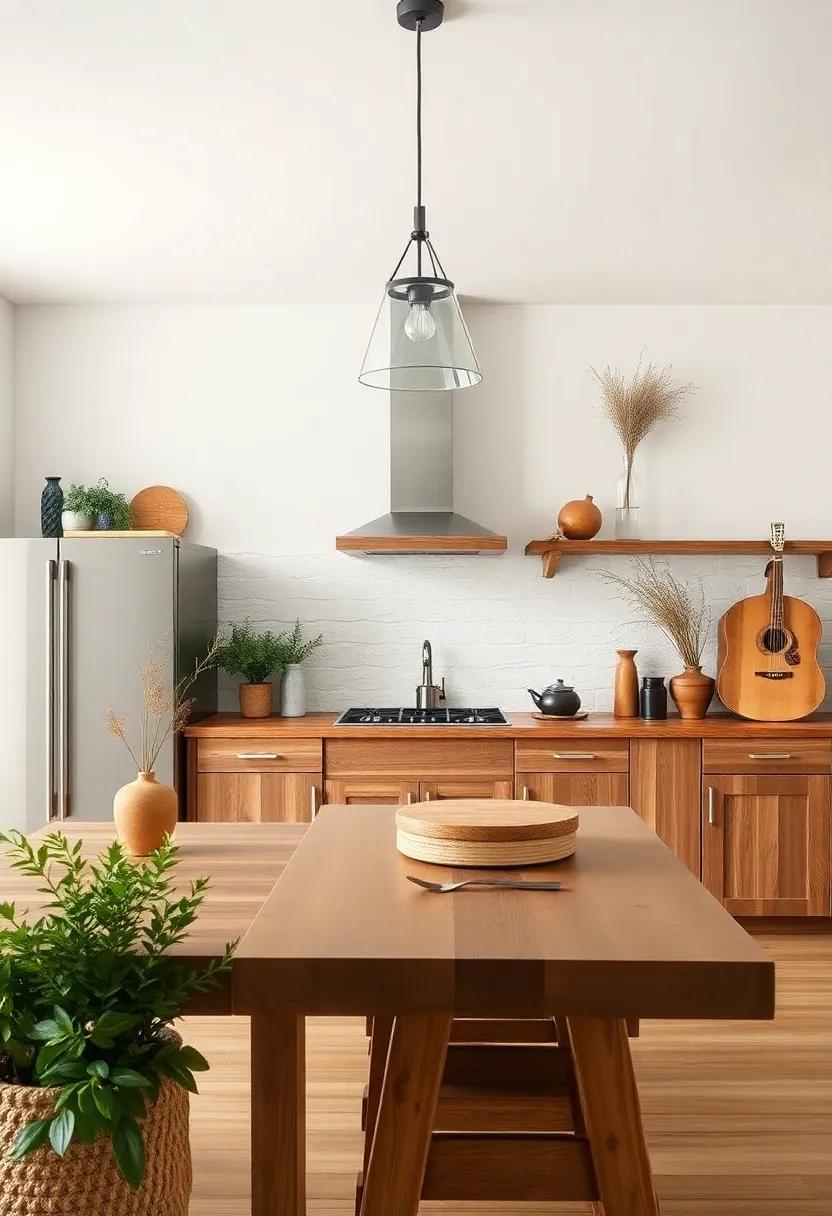 Embrace Natural Materials for an Authentic Rustic Kitchen Feel