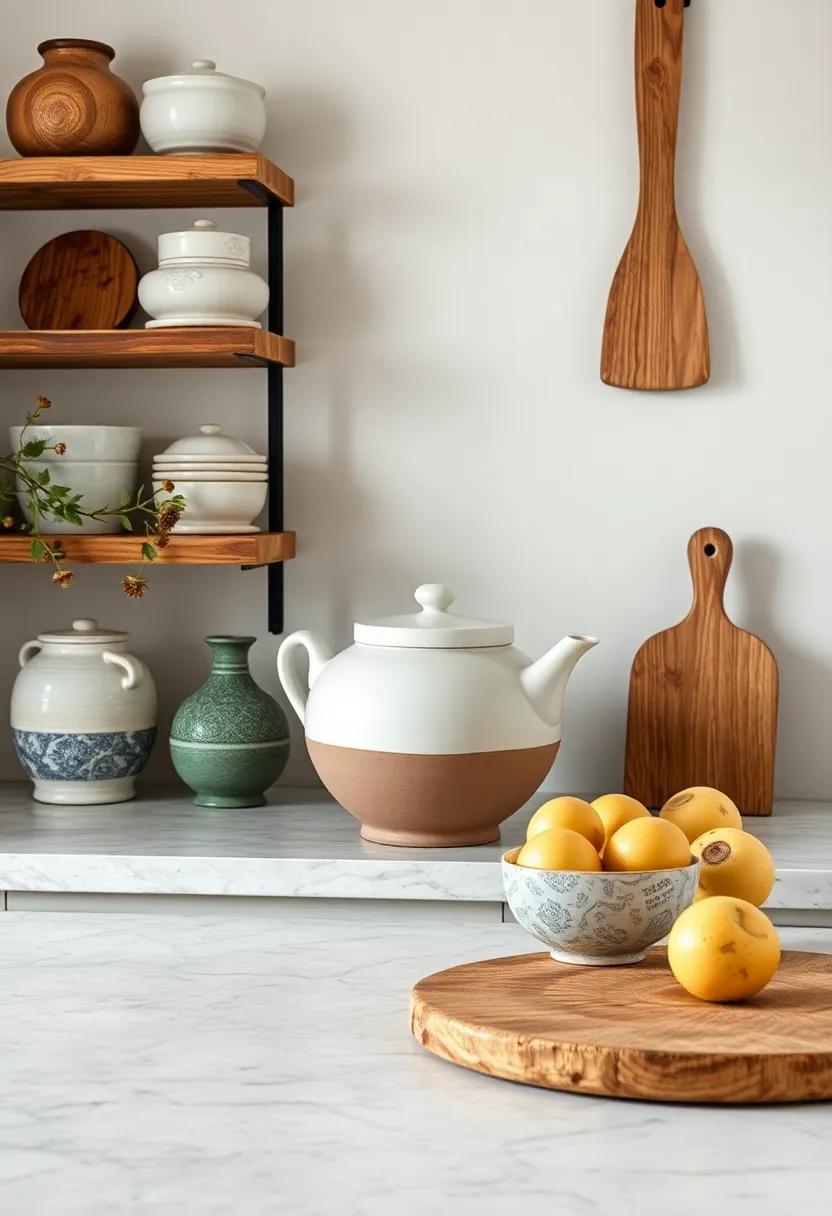 Showcase Handcrafted Pottery for a Personal Touch