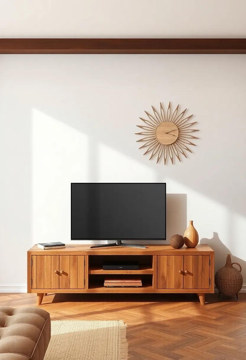 Using Decorative Accents​ to Enhance the look of ⁢Your Rustic TV Unit