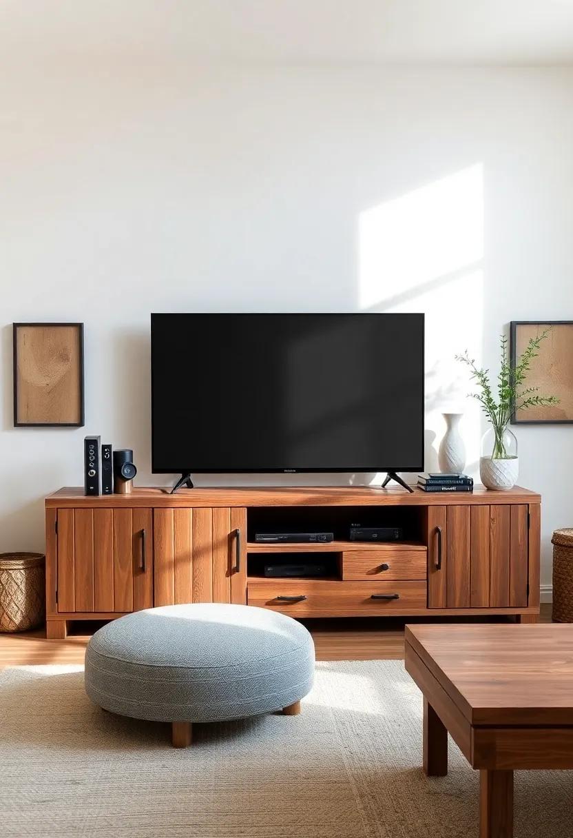 Surrounding‌ Your TV Unit with⁢ Complementary ⁣Rustic Furniture Pieces