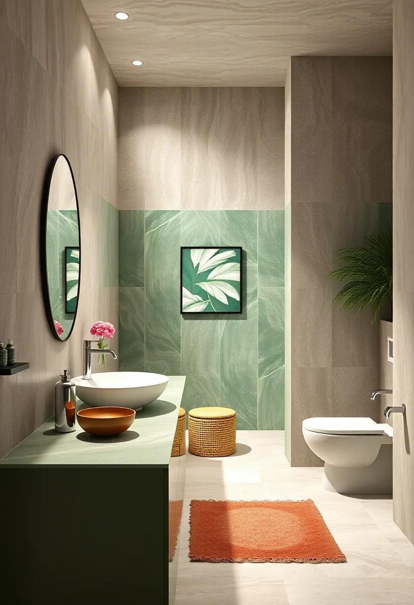 Bold Accessories: Choose one or‍ two ⁣bold accent pieces, such as a vibrant ‍piece of artwork⁤ or decorative bowls, to pop against‍ the ⁣sage backdrop