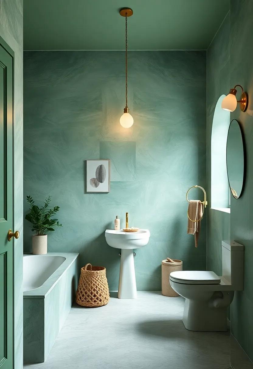 Elegant Light Fixtures: Hang polished fixtures with soft white light bulbs to ensure ‌the sage green tones shine beautifully throughout the⁢ space