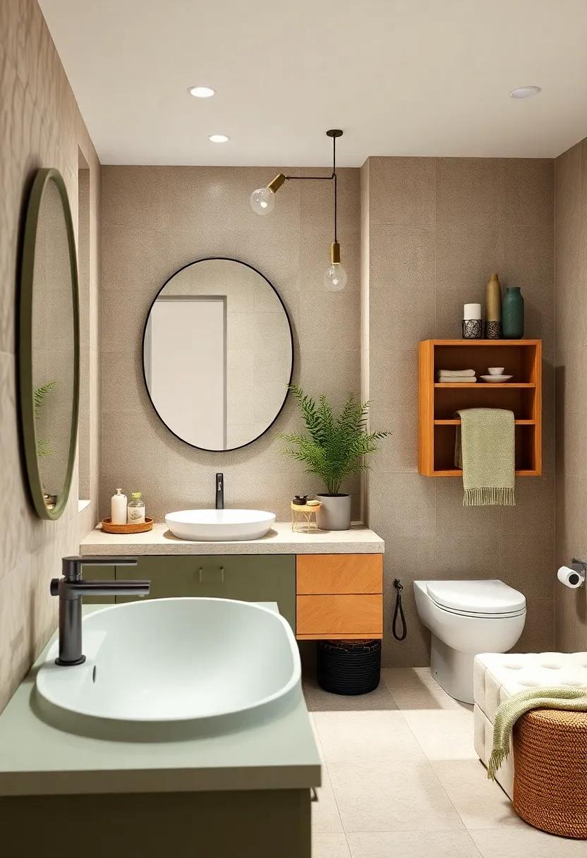 Reclaimed Fixtures: ​Source ​vintage​ or reclaimed plumbing fixtures in a subtle sage tone for an eco-friendly⁢ and stylish bathroom upgrade