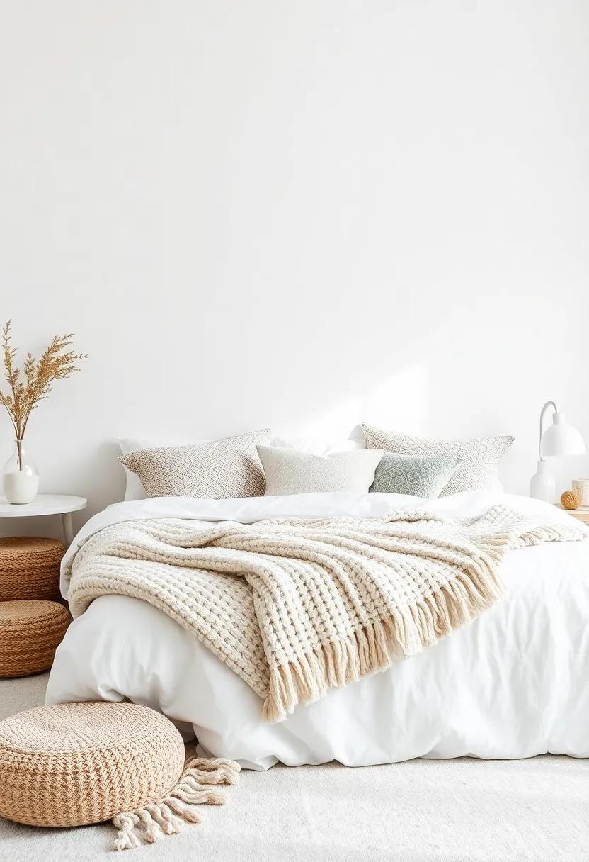 Cozy Textiles:⁣ Layer soft throws, chunky knit blankets, and plush cushions to create a ⁣warm retreat that invites relaxation