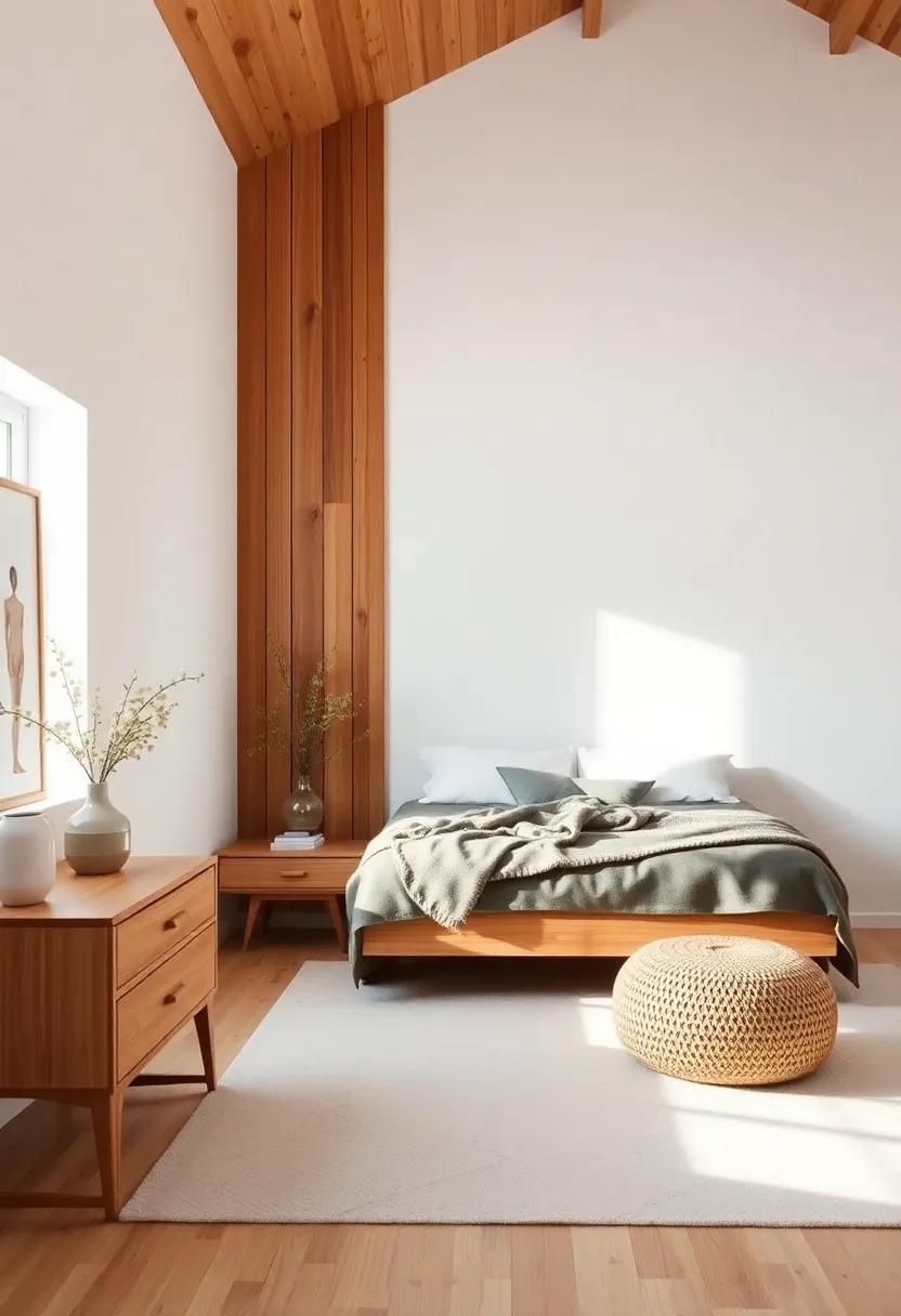 Natural Wood Accents: Highlight the warmth of your white walls with wooden furniture or paneling that introduces texture and⁢ depth