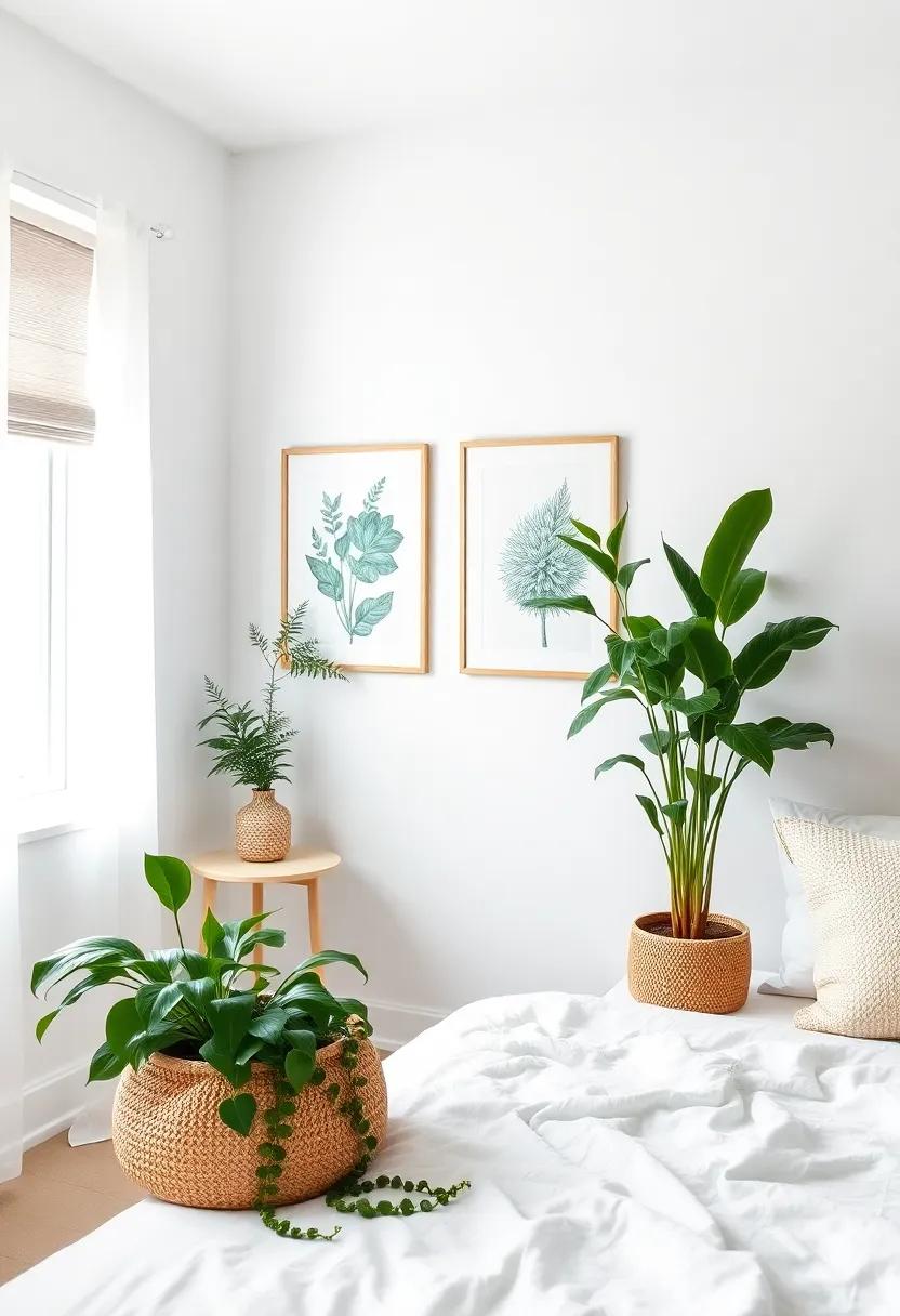 Nature-Inspired⁤ Decor: Incorporate indoor⁤ plants⁢ and⁢ botanical prints to bring a touch ⁣of the Scandinavian outdoors into your serene sanctuary