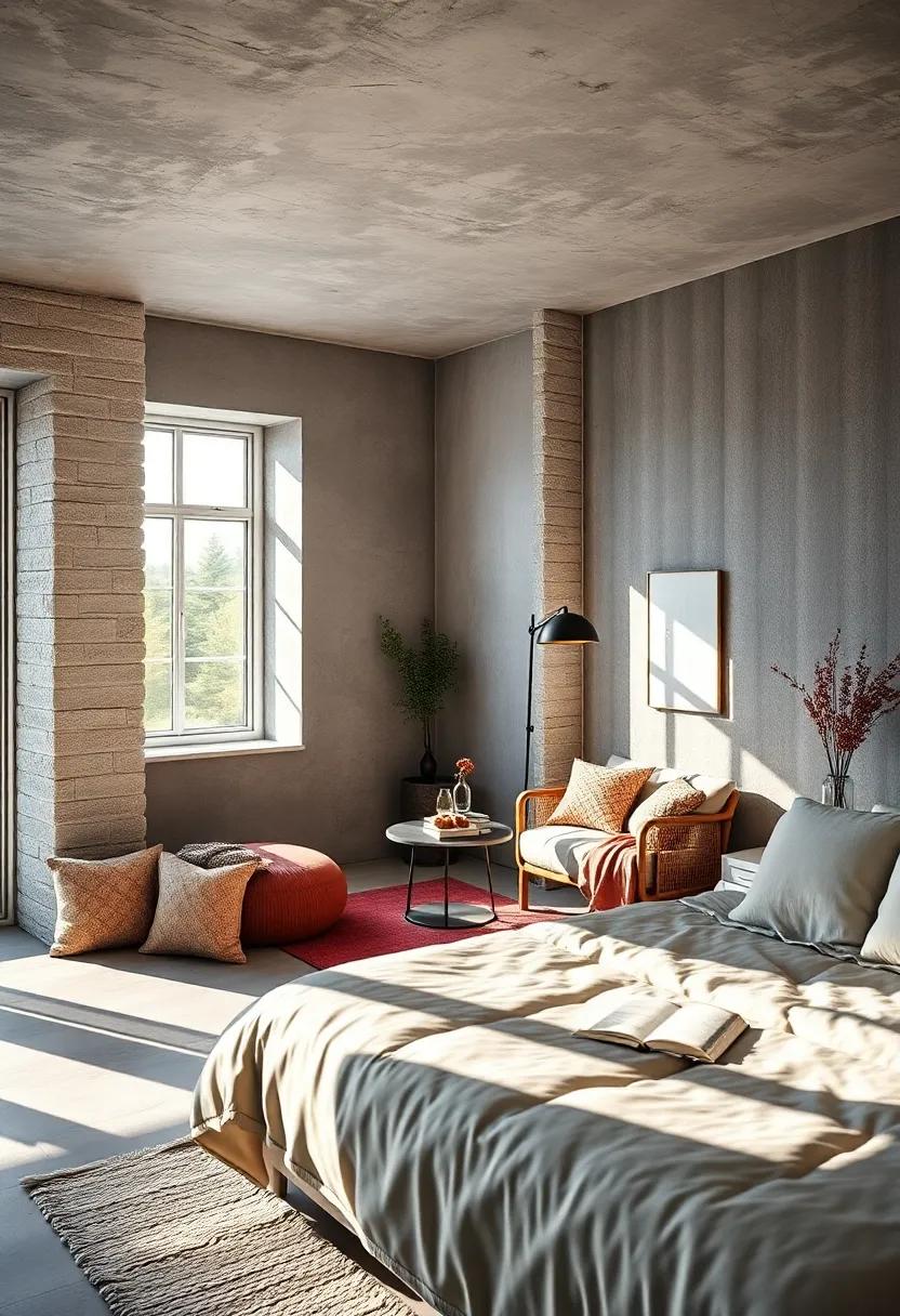 Cozy Reading Nook: Create a serene corner with comfortable seating and ample light, inviting relaxation and leisure in your Scandinavian bedroom