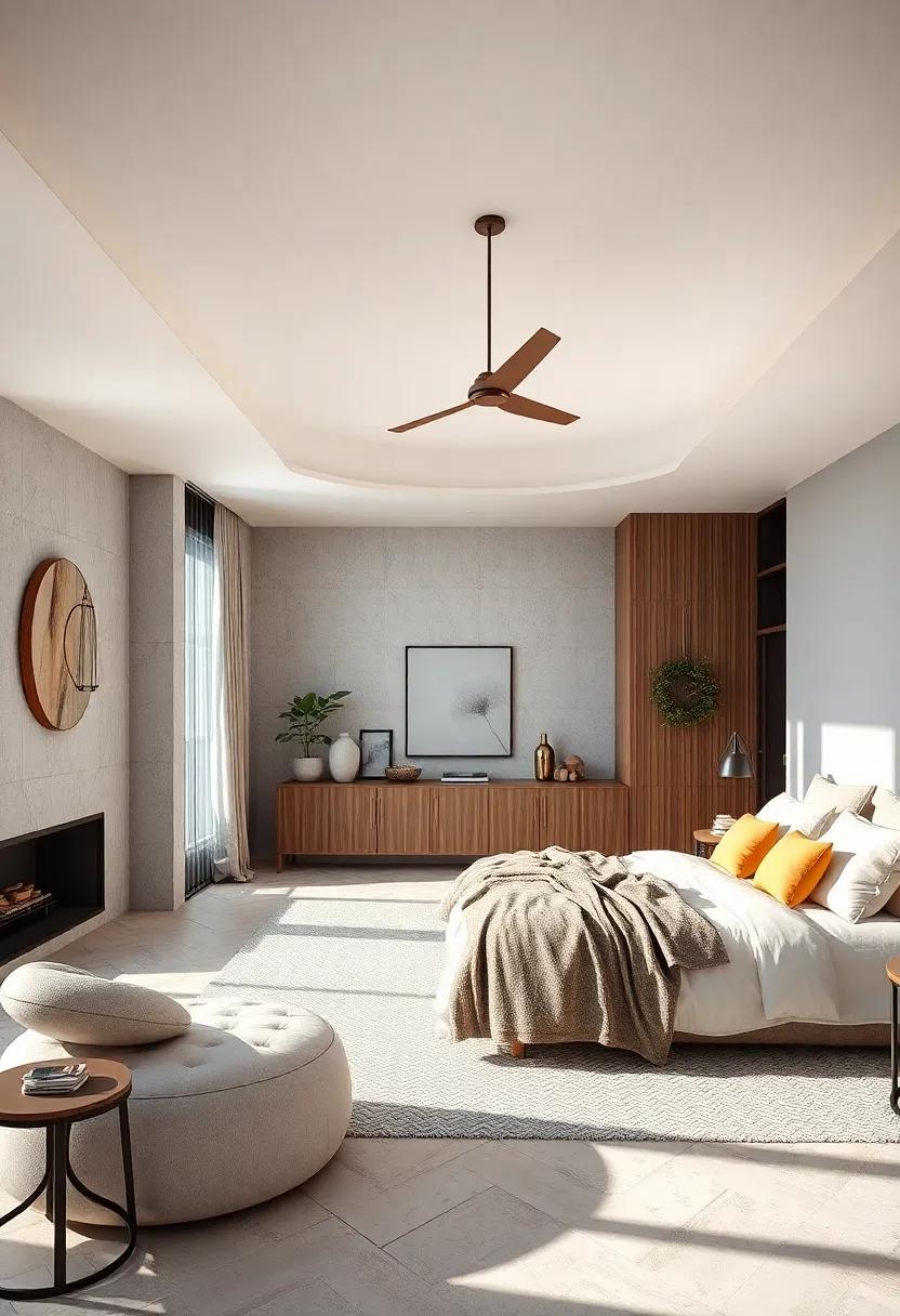 Soft Curves: Explore the softening effect of rounded furniture and shapes that can introduce a gentle, inviting feel to your bedroom