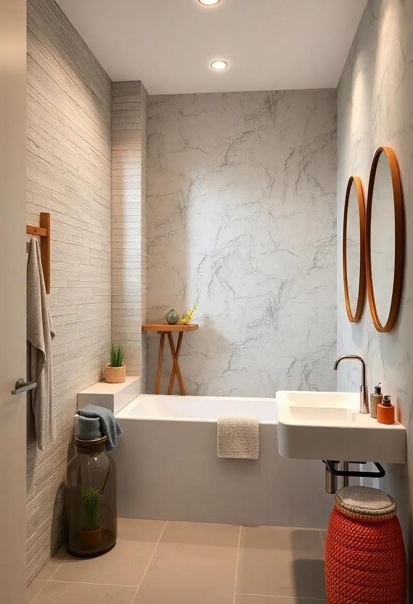 Bold‌ Accent Walls: ‌Consider a wallpaper or ⁤paint technique that ⁤adds a pop of ⁢personality without overwhelming ‌the space