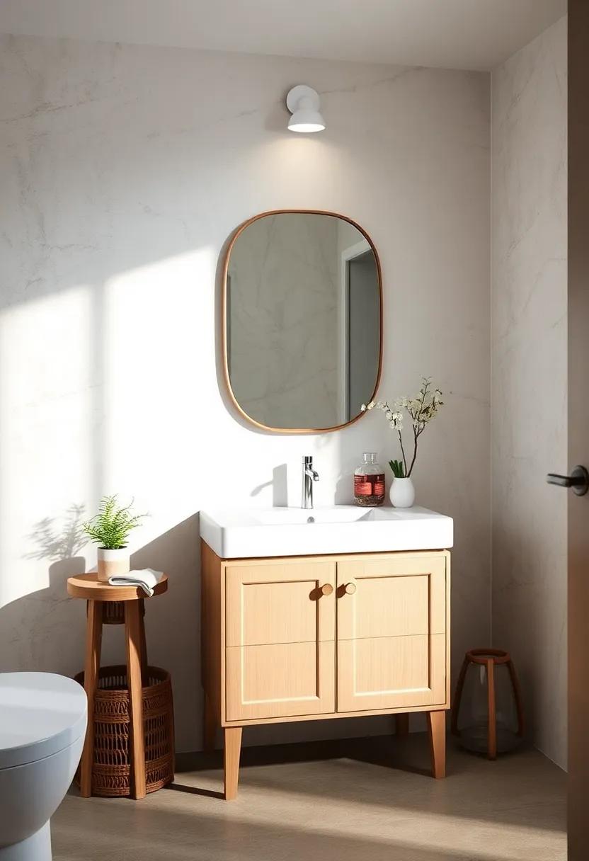 Compact ‍Vanity: Choose a small, stylish ⁢vanity that offers storage without ⁤overwhelming the bathroom,⁤ merging beauty with function