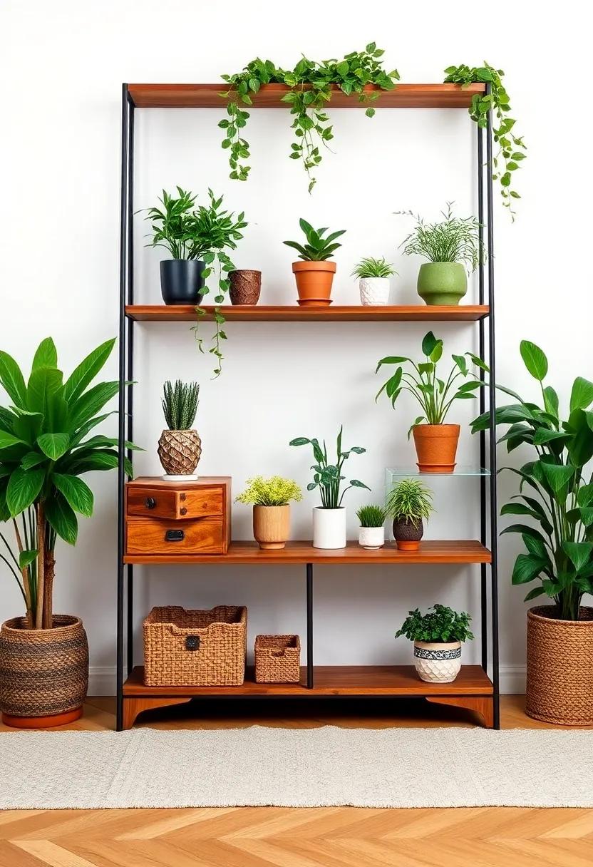 Repurposing Vintage Furniture into ⁢Unique Plant Shelves for Your Home