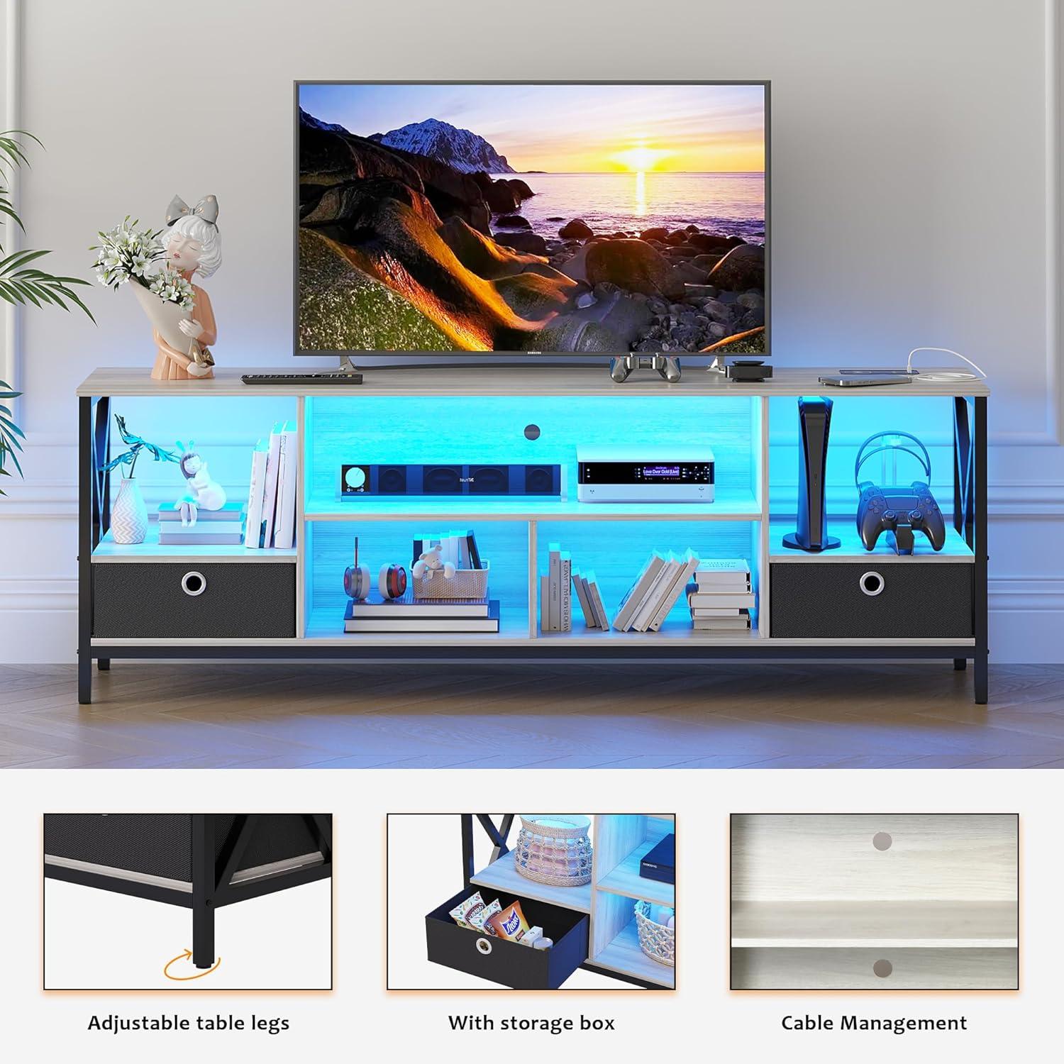 SKKTKT ⁢TV Stand: ‌how⁤ it fits your 75