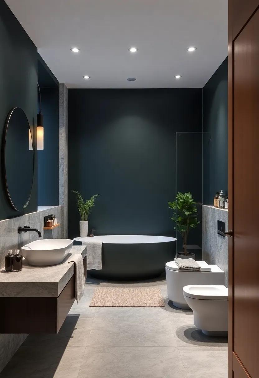 Bold Dark Hues: Dive into the‍ drama ⁣with deep ⁤navy or forest green; these ​colors⁢ can‍ add elegance and a touch ‌of sophistication⁢ to compact spaces