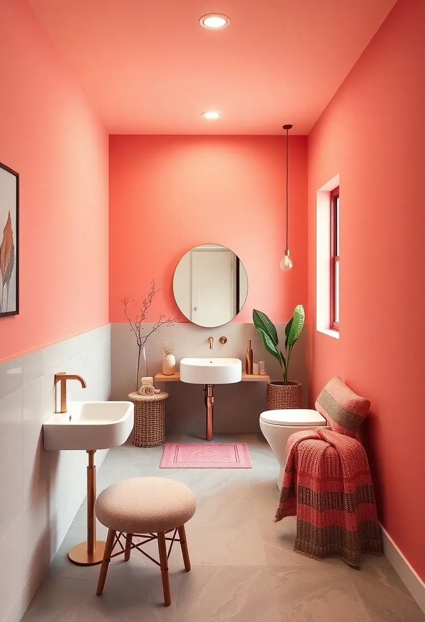 Soft Coral: Infuse warmth with a ⁢soft coral shade; it brings a playful ‌and inviting ambiance, perfect for a whimsical retreat