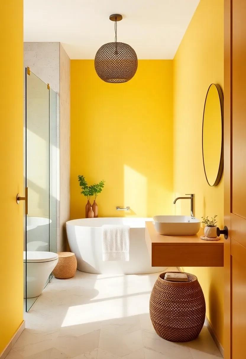 Sunshine Yellow:‌ bring in the cheer ‌with a sunny ‍yellow, boosting mood and illuminating your ⁣small bathroom without overwhelming ​it