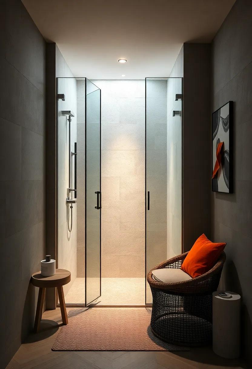 Bi-fold Shower Doors: Consider bi-fold doors ‍for a compact ‍solution that⁢ opens up without⁣ taking⁣ up extra space when in use