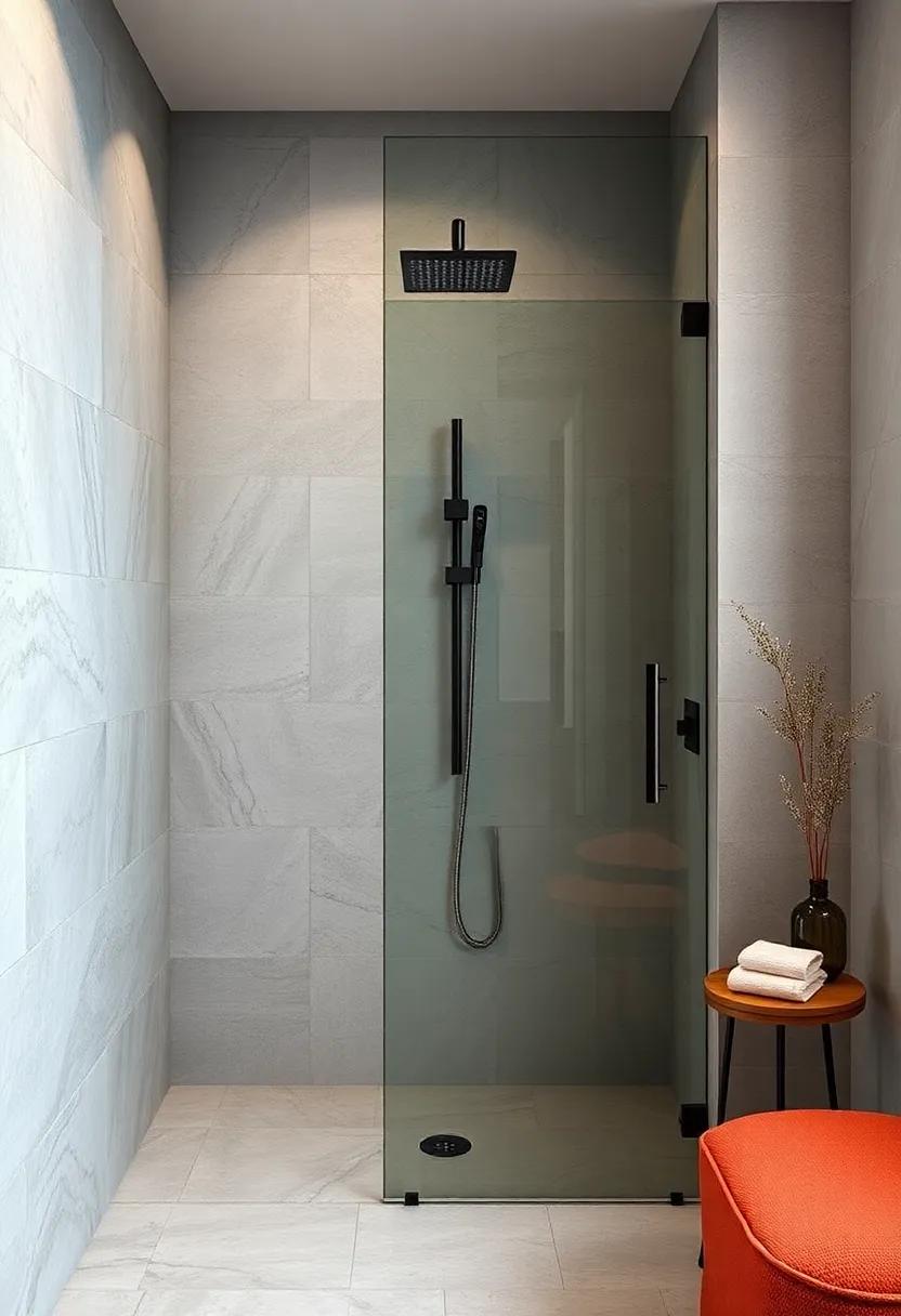 Spray-On Finishes: consider spray-on finishes for a ​clean look without the bulk ‍of ⁤traditional ⁣surfaces, perfect for small showers