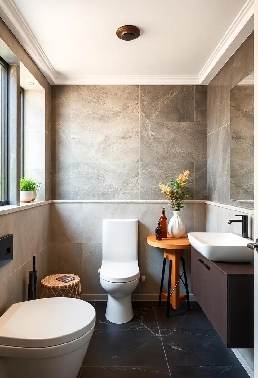 Create a surprise element with geometric wainscoting patterns, infusing modernity into your small space with creative design