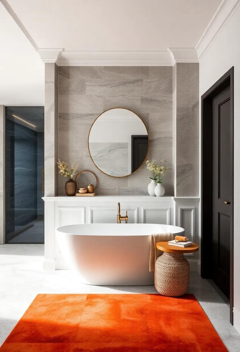 Use custom-built cabinet-style wainscoting for a unique, upscale look that offers both style and storage solutions