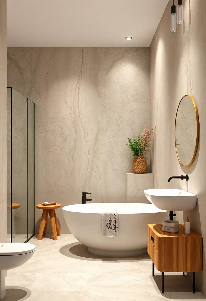 Utilizing Vertical Lines ⁢for an Illusion of ⁤Height ‍in⁤ your Bathroom Retreat