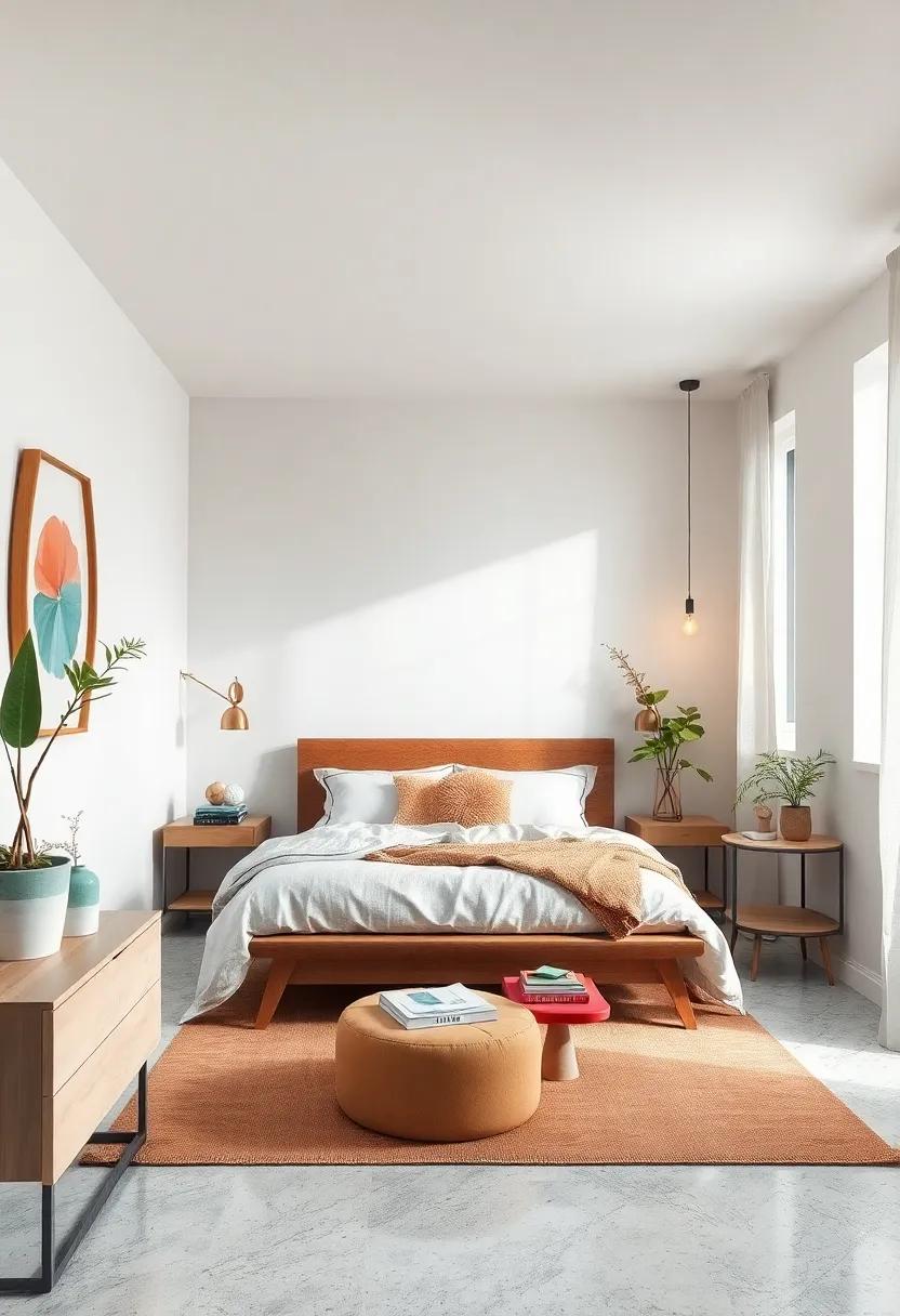 Embrace a Soft Color Palette: Light hues such as pale blues, soft greens, and warm whites can create a calming backdrop that visually expands your space