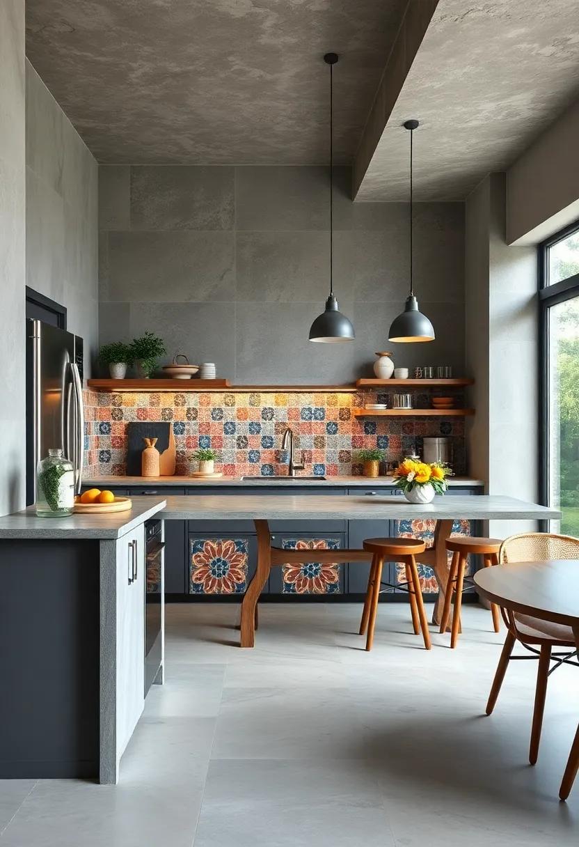 Tile Accents: Add colorful tiles beneath your breakfast bar for a pop of fun that ⁢enhances your kitchen style ​without taking up extra space