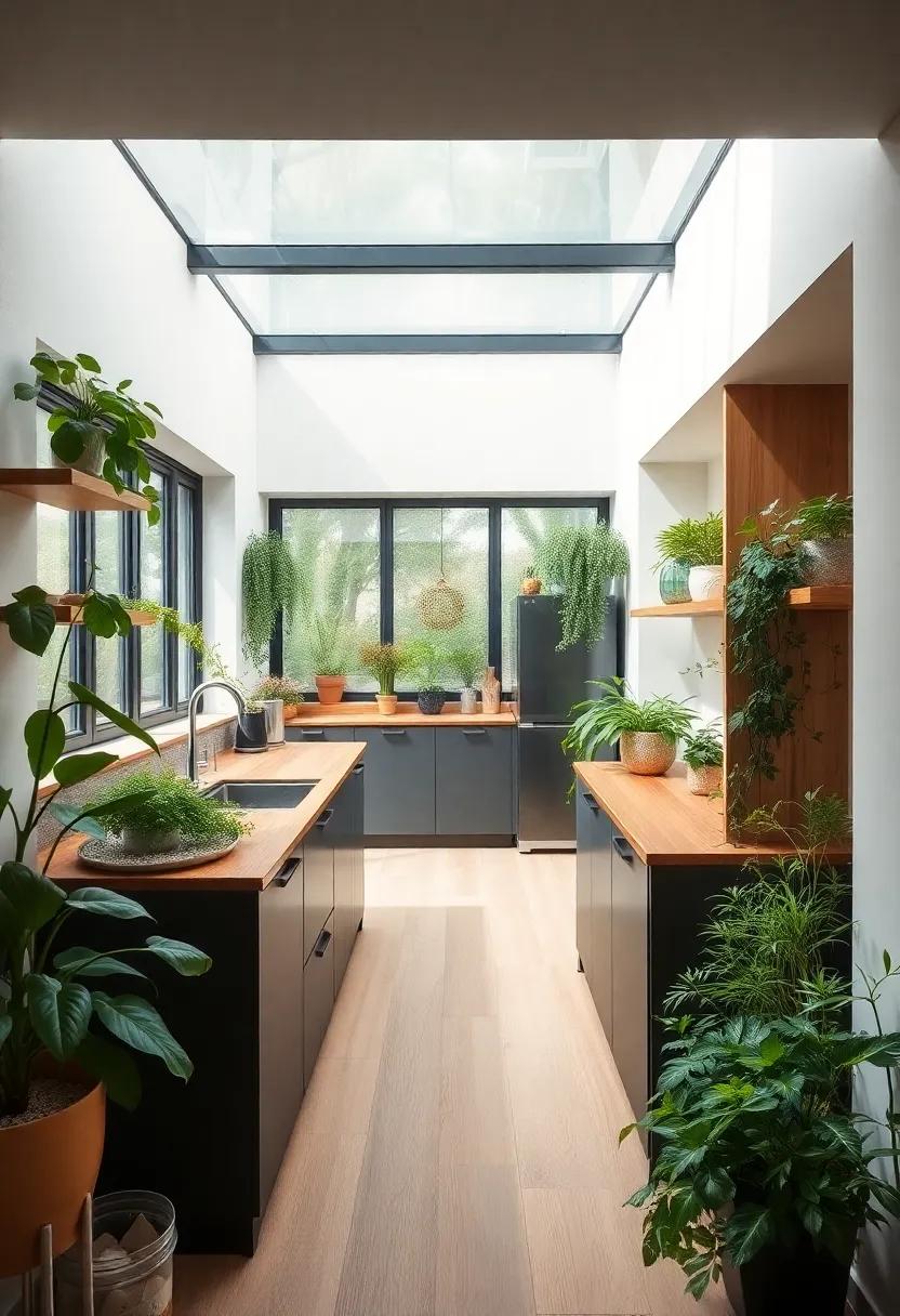 Incorporating Indoor Gardens for Freshness and⁢ Greenery
