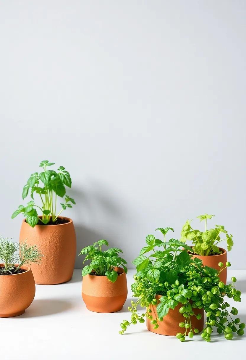 Mini Herb Gardens for Freshness and a Touch of Green