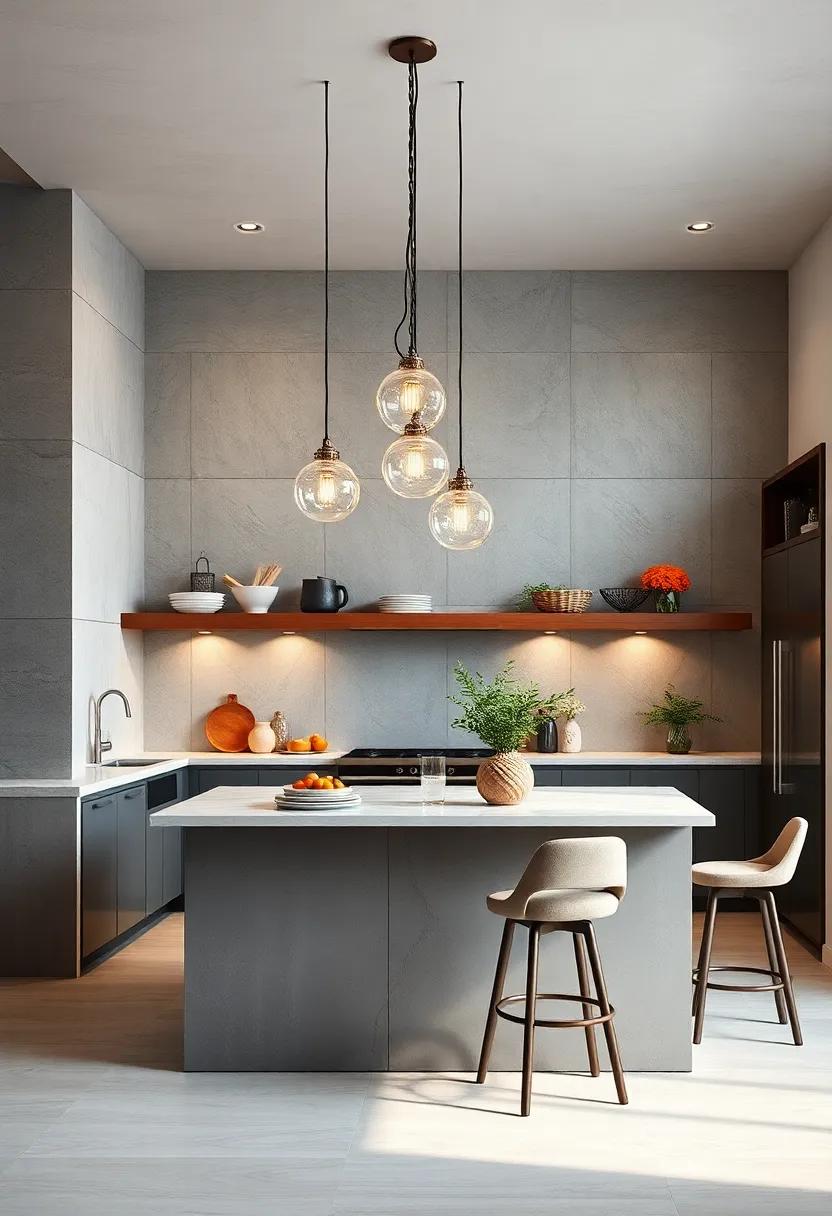 Elegant Lighting: Hang pendant lights ⁢above your island to highlight the space while adding ambiance and enhancing the overall décor