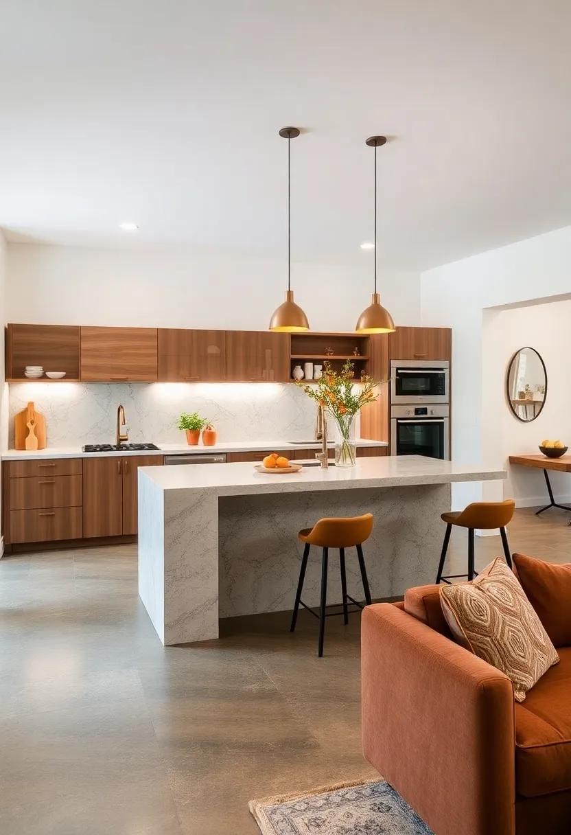 Floating​ Ideas: Consider a floating island design that attaches to the⁢ wall, saving floor space while adding functional counter ​space