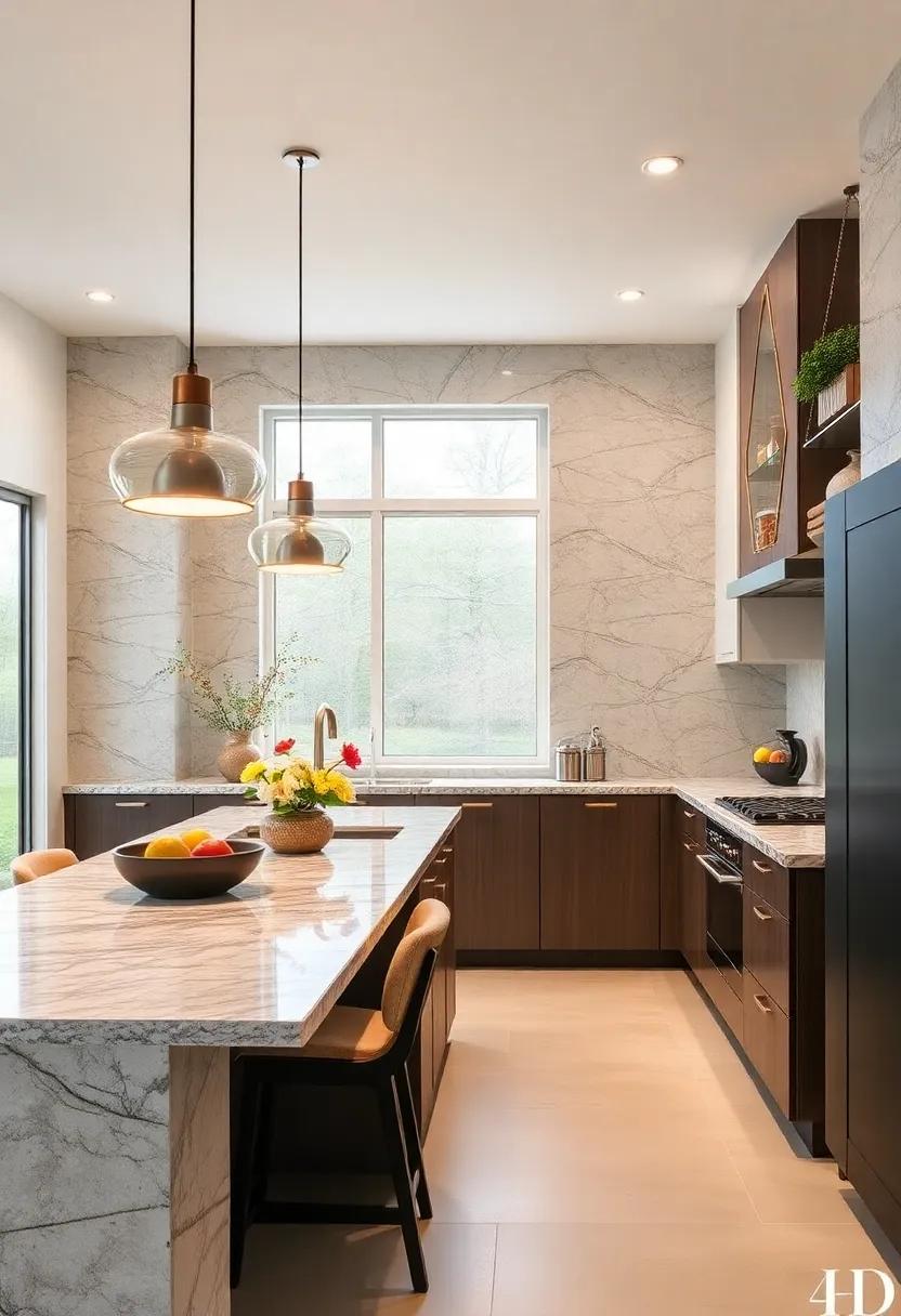 natural Stone Beauty: Elevate your small kitchen with a gorgeous granite or quartz countertop ⁣that ⁤provides durability and ‍timeless elegance