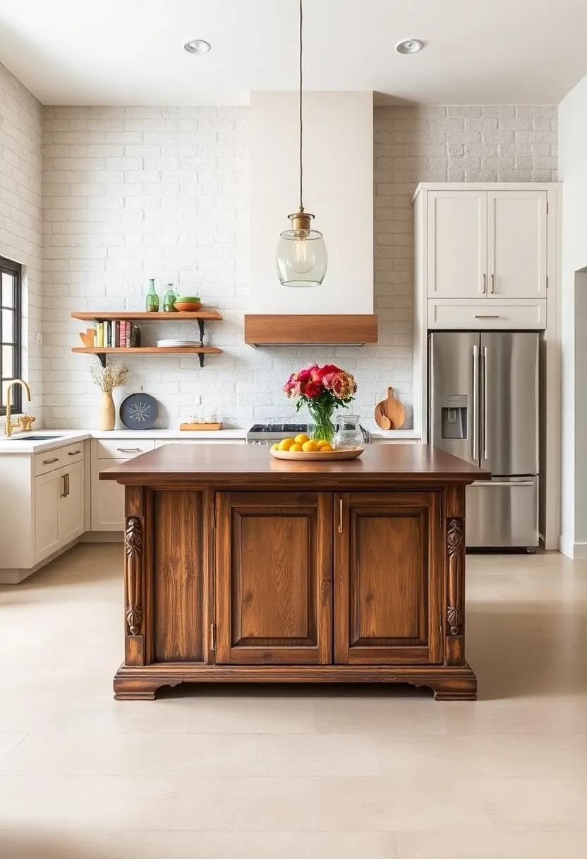 Vintage Finds: infuse your kitchen with​ history by choosing a ‌vintage or antique piece as ⁤your island,making it ‍a conversation starter that ⁤tells ‌a story