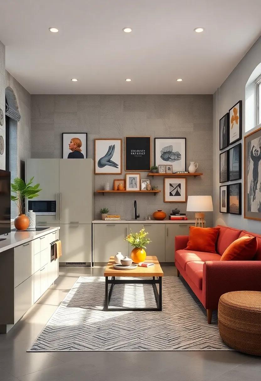 Create‌ a Gallery ⁤Wall: ‍Use ‍your wall ⁣space for ⁣art⁢ or photos, instantly personalizing your space while keeping ⁣surfaces⁣ clutter-free