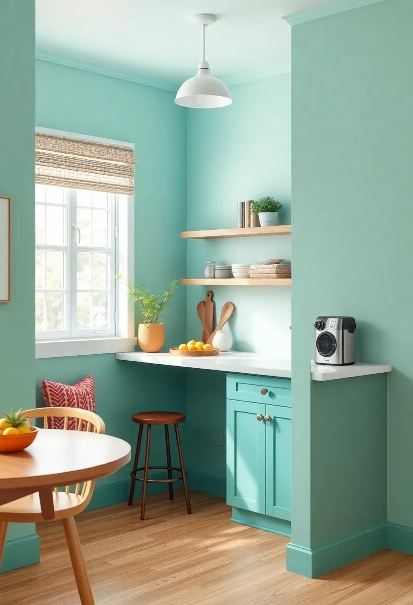 Go Bold with Color: Paint ‌the walls of your kitchen nook in a cheerful hue to ​create an inviting atmosphere that elevates ⁢your cooking space