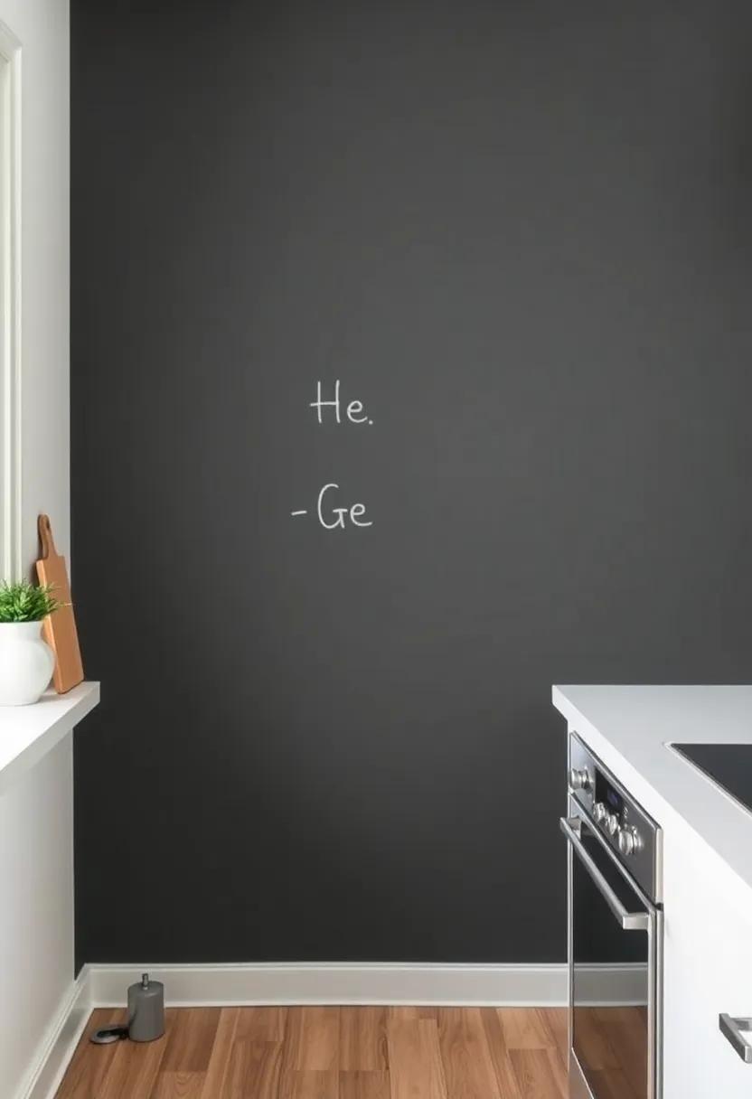 Install a ⁤Chalkboard Wall: Turn one ⁣wall into a ​chalkboard for jotting down recipes, grocery lists, or even doodles, adding‌ functionality and ⁢fun to your nook