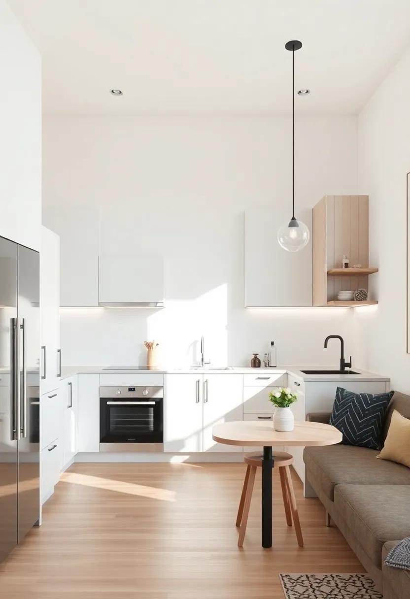 Creating a Seamless Flow Between Kitchen and Living Areas in Compact Homes