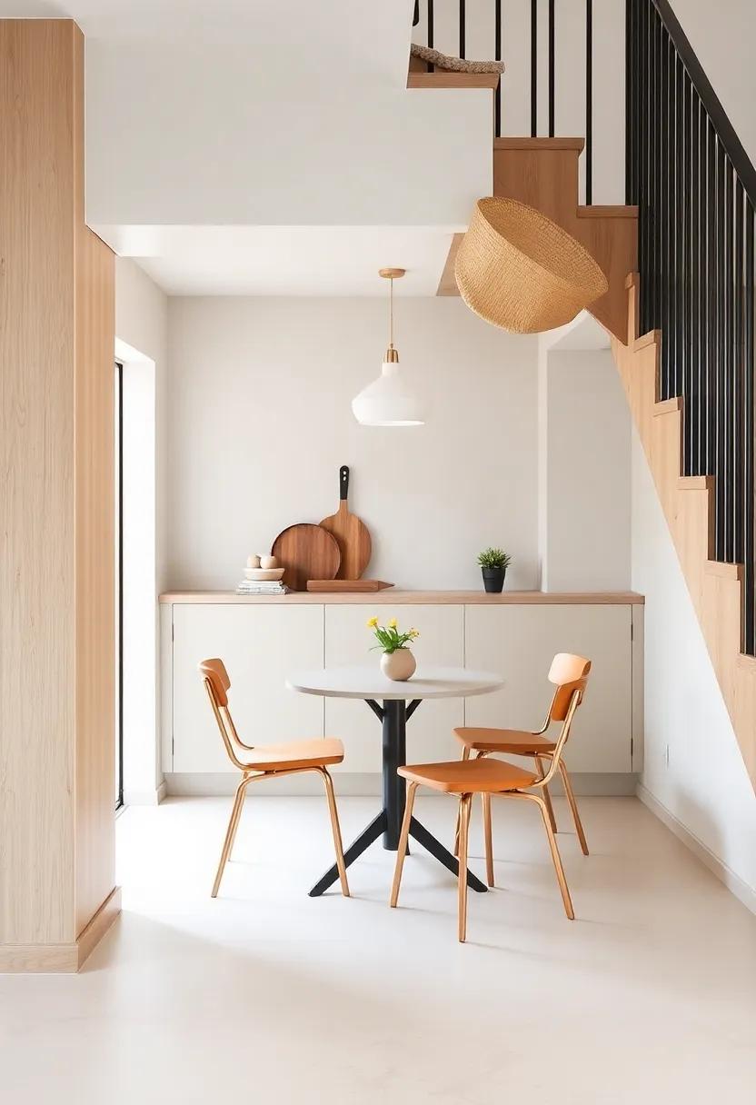 Bistro Corner: Creating a Dining Nook Under Stairs for Compact Spaces