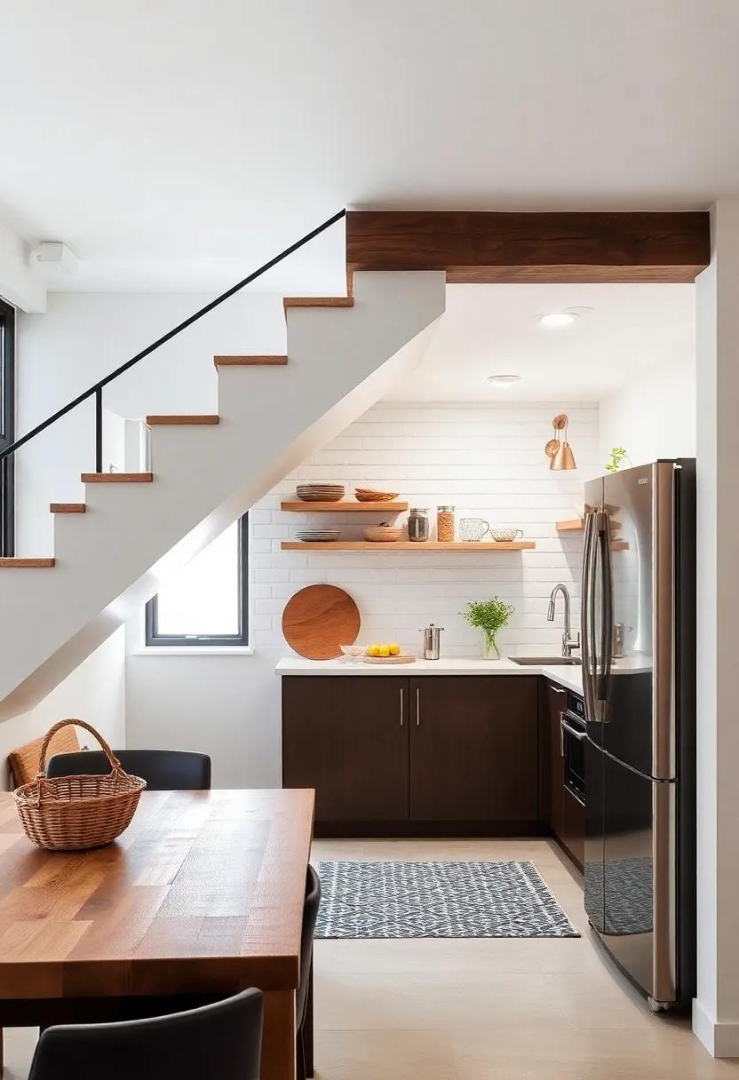Mixing Styles: Combining Modern and Rustic Elements in under-Stairs Design