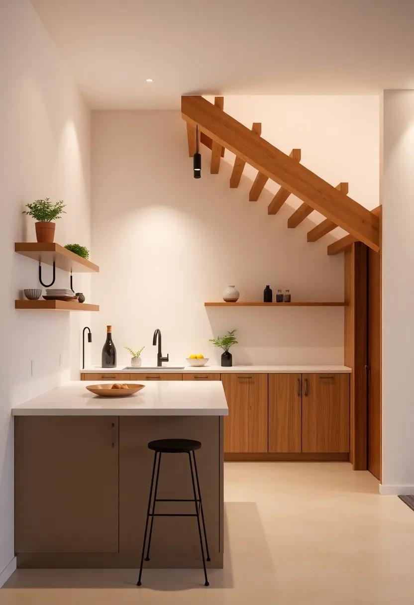Stylish Lighting: Brightening Up Under-Stairs Areas for Warm Ambiance
