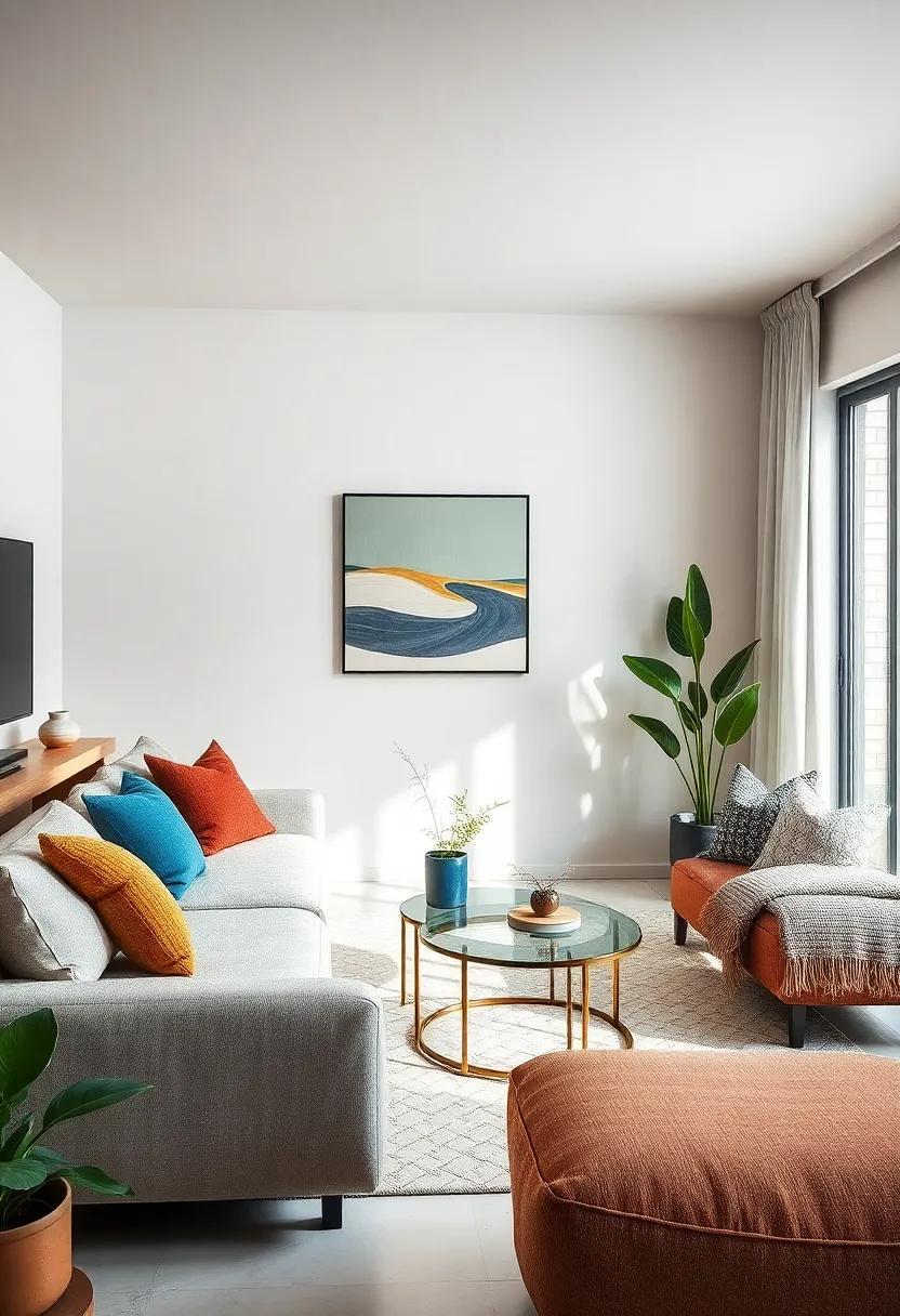 Liven Up Your Small living room with decorative Side Table Accents