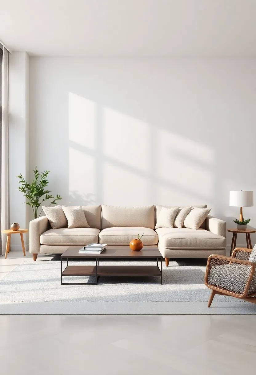 Seamless Integration: Discover tips for choosing a sectional that blends effortlessly with your existing decor,enhancing unity in your small living room